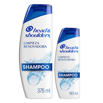 Shampoo Control Caspa Head Shoulders Limpieza Renovadora 375 ml + 180 ml Pack x 2 und  