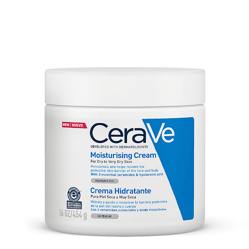 Crema Hidratante CeraVe para Piel Seca Frasco x 454 gr