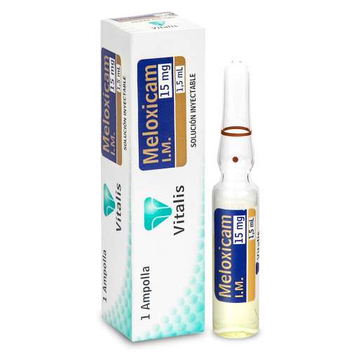 Meloxicam 15mg/1.5ml Vitalis Caja x 1 Ampolla