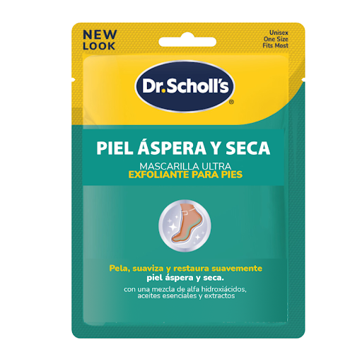 Mascarilla Dr. Scholl´s Ultra Exfoliante para Pies Paquete x 1 Par