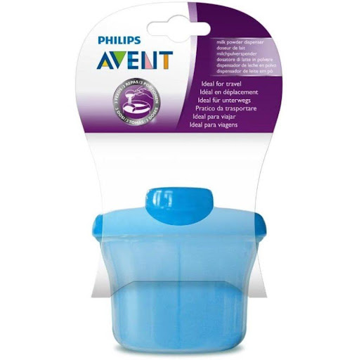 Dosificador de Leche en Polvo Philips Avent Caja x 1 El Philips Avent SCF135/06 Dosificador de leche en polvo es un dosificador de 3 compartimentos, apto para microondas, lavavajillas y esterilización, ideal para almacenar y preparar leche en polvo en v
