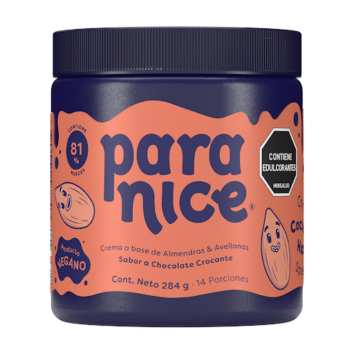 Esparcible Paranice Sabor A Chocolate Crocante Pote x 284 gr