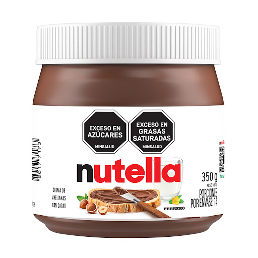 Nutella Crema de Avellanas con Cacao y Leche x 350 gr