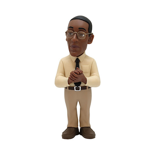 Minix Figura Coleccionable Gus Fring Serie Breaking Bad MINIX Caja x 1 ĦSumérgete en el mundo de ;Breaking Bad; con la Figura Coleccionable Gus Fring de Minix! Este coleccionable detalla al meticuloso y despiadado empresario, Gustavo ;Gus; Fring, en su elegante traje car