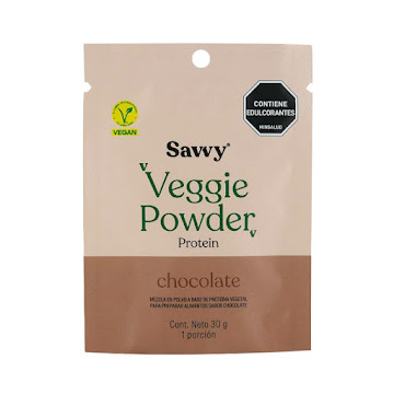Veggie Powder Savvy Dulce Chocolate Sobre x 30 gr  