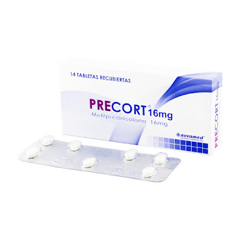 Precort Metilprednisolona 16 mg Novamed Caja x 14 Tabletas  