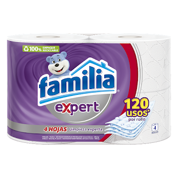 Papel Higiénico Familia Expert Paquete x 4 und undefined