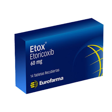 Etox Etoricoxib 60 mg Eurofarma Caja x 14 Tabletas  
