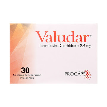 **Valudar Capsula Dura Caja x30 Caps Tamsulosina 0.4mg Procaps   
