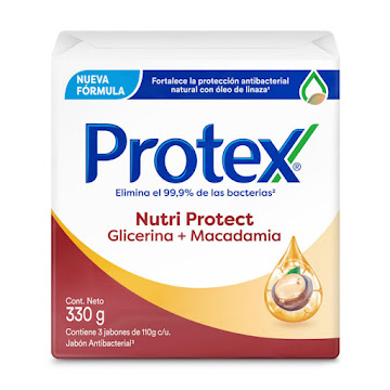 Jabón Protex Antibacterial Macadamia 110g x 3 und  