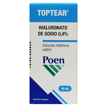 Toptear Hialuronato de Sodio 0.4% Poen Frasco x 10 ml  
