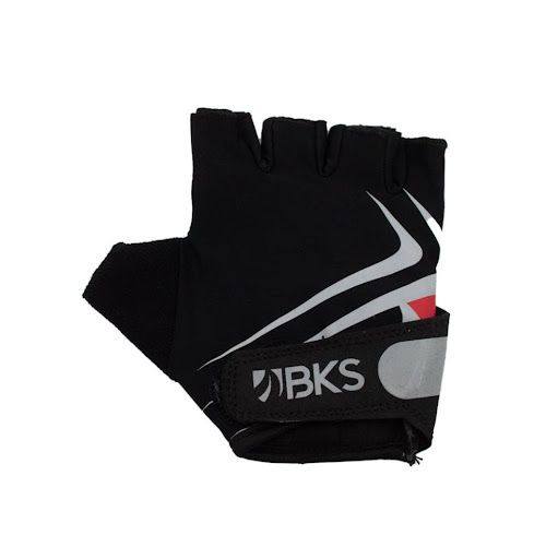 Bks Guantes Clásicos Talla M / Color Rojo - Gris BKS Papeleta x 2