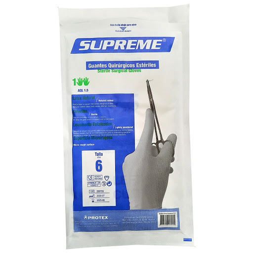 Guante Quirúrgico Estéril Supreme #6 x 1 und