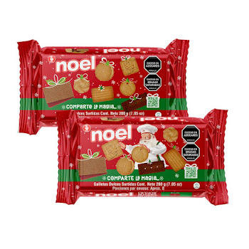 Galleta Navidad Noel   Plegadiza x  200 gr 