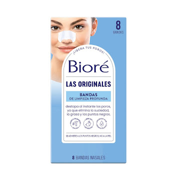 Bandas Bioré Limpieza Profunda Nariz x 8 und  