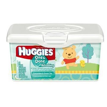 Toallas Húmedas Huggies One & Done Refreshing x 64 und  