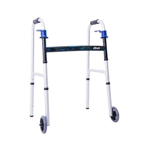 CAMINADOR RUEDAS LLAMA AZUL DRIVE BOLSA x 1