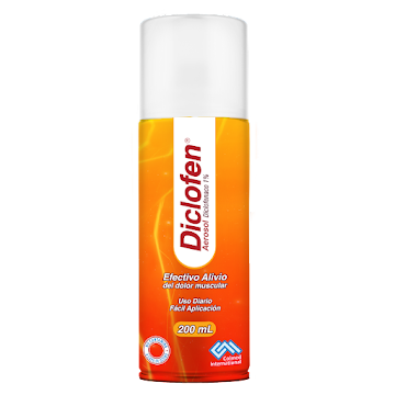 **DICLOFEN 1% AEROSOL FRASCO X200ML PROCAPS DICLOFENACO                   