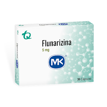 Flunarizina 5 mg MK Caja x 30 Cápsulas  