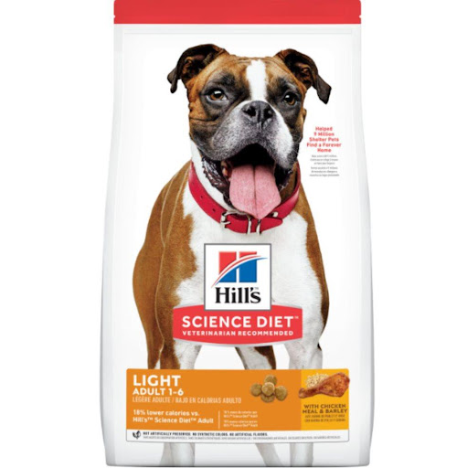 HILLS C ADULTO LIGHT OB 15 LB Hills Bolsa x 1 El alimento seco para perros Hill's Science Diet Adult Light es nutrición precisa para perros adultos menos activos que requieren un alimento bajo en calorías para mantener un peso y estilo de vida sa