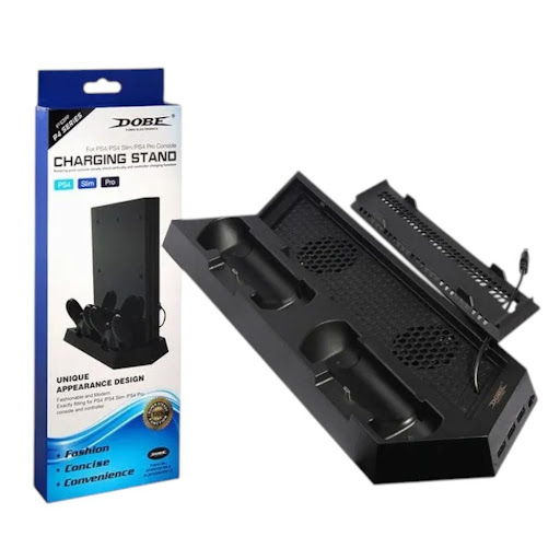 Base Refrigerante Para Evitar El Sobrecalentamiento UNIMARC Unidad x 1 Organiza, protege y potencia el rendimiento de tu consola con esta base multifuncional para PS4. Diseñada para mantener tu equipo en posición vertical, incorpora ventiladores de enfriamiento que previ