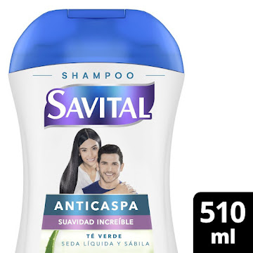 Shampoo Savital   Anticaspa Té Verde y Seda x 510 ml 