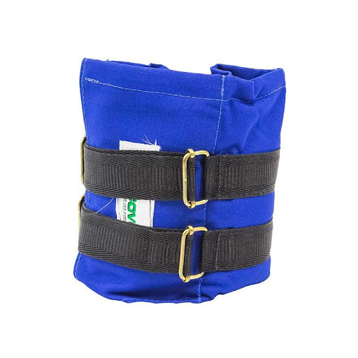 Pesa De Plomo Blue 9 Libras Generic Ofc UN x 9 Está diseñada para ejercicios de fuerza y resistencia. Elaborada en lona con perdigones de plomo, brinda un peso uniforme para mejorar el rendimiento. Su ajuste mediante hebillas garantiza comodidad y