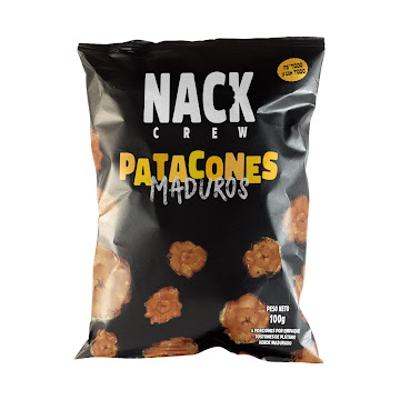 Patacones Crocantes Nack Crew Maduros Bolsa x 100 gr  