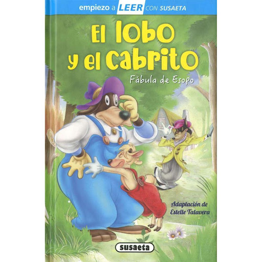 El Lobo Y El Cabrito. Fábula De Esopo (T.D) Nivel 1 Susaeta Libro x 1.0 EL LOBO Y EL CABRITO (T.D), NIVEL 1  El cabritillo quiere salir del redil y vivir aventuras, pero el perro guardían no le deja porque es peligroso. A pesar de las advertencias, el cabritillo consigue 