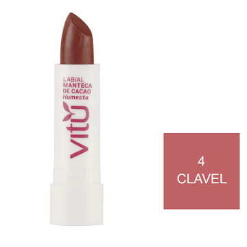Labial Vitú Manteca De Cacao Humecta Clavel x 4 gr  