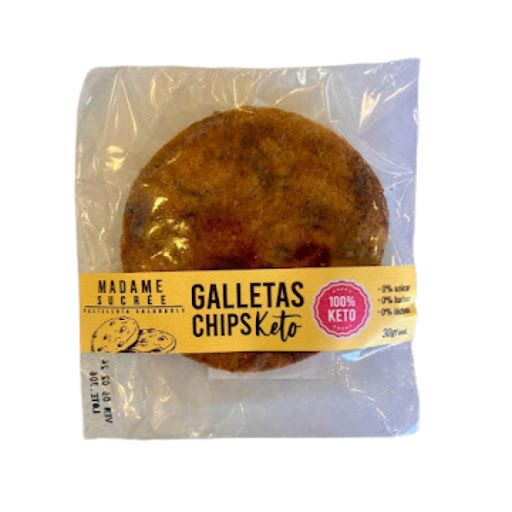 Galleta Madame Sucreé Chips Keto Caja x 2 und 