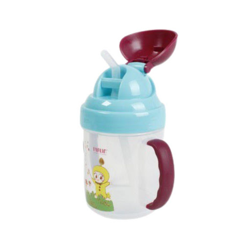 Vaso Pitillo Azul 8oz X 1 Und Farlin Vaso Pitillo 8oz 6m+ x 1 Und