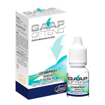 Gaap Ofteno Latanoprost 0.05 mg Sophia Frasco x 3 ml  
