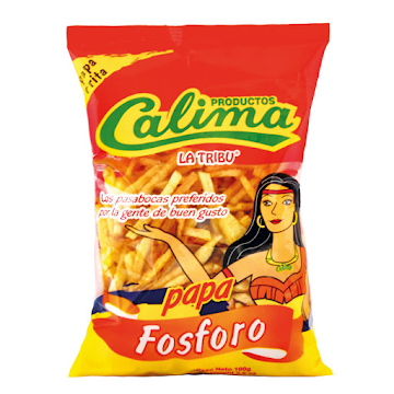 Pasabocas Papas Fritas Calima Fosforo x 100 gr  