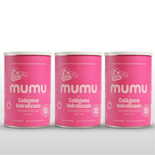 Trio Colageno Hidrolizado Vainilla MUMU Tarro x 500 gr El Trío que tu cuerpo amará: cuidado continuo + mejor precio.

Este Trío de Colágeno Hidrolizado de MUMU es ideal si buscas continuidad y acompañar a tu cuerpo por más días, sin tener que preocuparte 