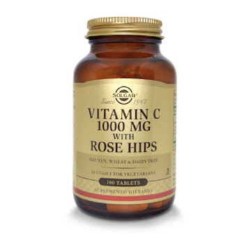 Suplemento Dietario   Solgar Vitamin C 1000 mg With Rose Hips Frasco x 100 Tabletas  