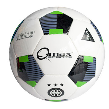 Solo Online Balon Qmax  De Futbol   _5blanco Con Negro  X 1 Unidad 