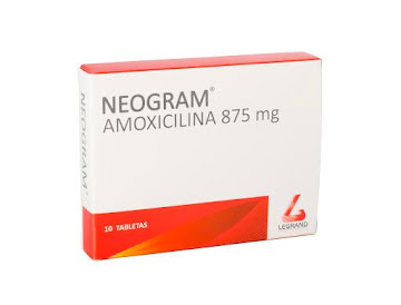Neogram 875Mg Tabletas   Caja x10Tab. Legrand Amoxicilina                