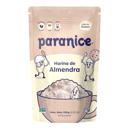 Harina Paranice De Almendra Libre De Gluten Bolsa x 250 gr