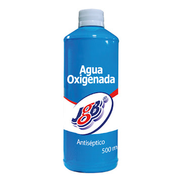 Agua Oxigenada Antiséptico Fco. x500Ml. JGB Peróxido De Hidrogeno       
