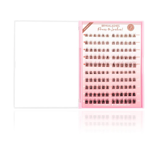 Pestañas Postizas Individules Mocaccino- 10 lineas Bryka Caja x 120 und 