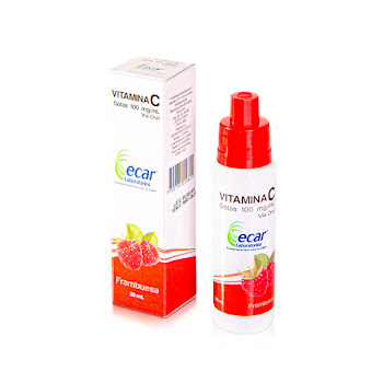 Vitamina C 100mg/ml Gotas Lab Ecar Frasco x 30ml Vitamina C 100mg/ml Gotas Lab Ecar Frasco x 30ml   