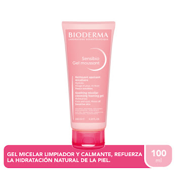 Gel Dermolimpiador Bioderma Sensibio Moussant x 100ml  