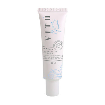 Primer Facial Vitu Extracto De Algodón Efecto Matificante x 28 ml  