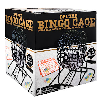 Juego Bingo Balotera de Lujo Deluxe caja x 1Uni   