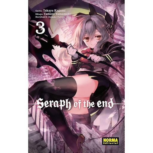 Seraph Of The End No. 3 Editorial Norma Libro x 1.0 SERAPH OF THE END 03   Autores:Kagami, Yamato Yamamoto  Colecciones:CÓMIC MANGA  Editoriales:NORMA Editorial  Series:SERAPH OF THE END   YÛICHIRÔ YA ES MIEMBRO DE LA UNIDAD EXTERMINADORA DE VAMPIROS, 