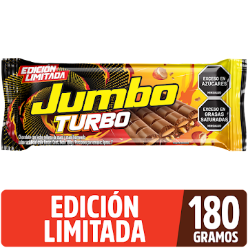 Chocolatina Jumbo Turbo Paquete x 180 gr  