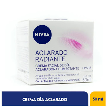 Crema NIVEA Aclarado   Radiante Facial Día Humectante FPS15 x50Ml        