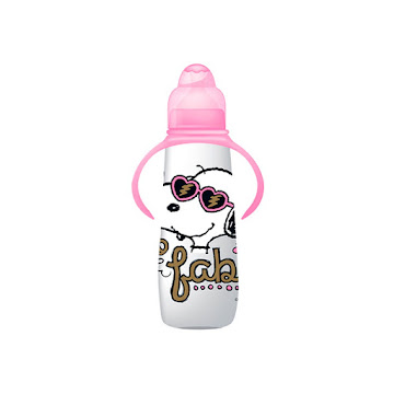 Solo Online Tetero Peanuts  Con Asa   250ml 8ozcolor Rosado X 1 Unidad 