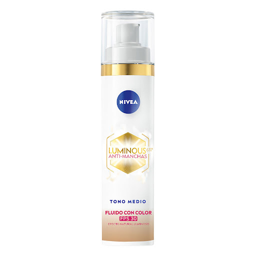 Sérum Facial Nivea Luminous 630 Fluido Tono Medio Frasco x 40 ml